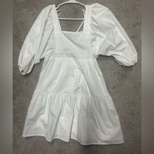 A New Day white square neck dress